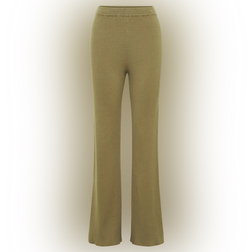 Meshki Jovie Knit Pants - Olive (Small) NWT - Picture 7 of 7